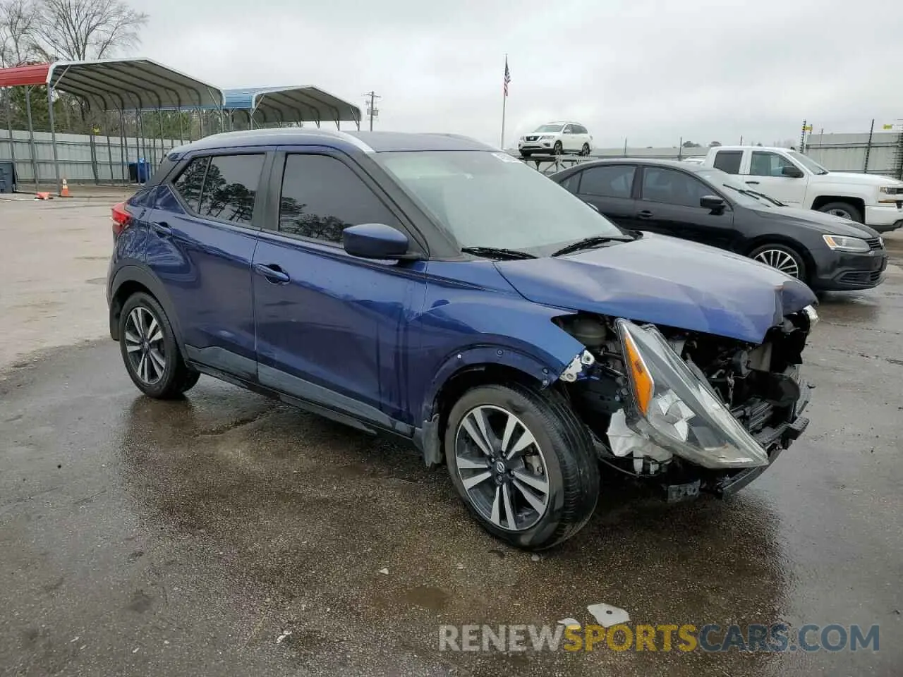 4 fotografías del automóvil dañado 3N1CP5CV1LL570242 NISSAN KICKS 2020