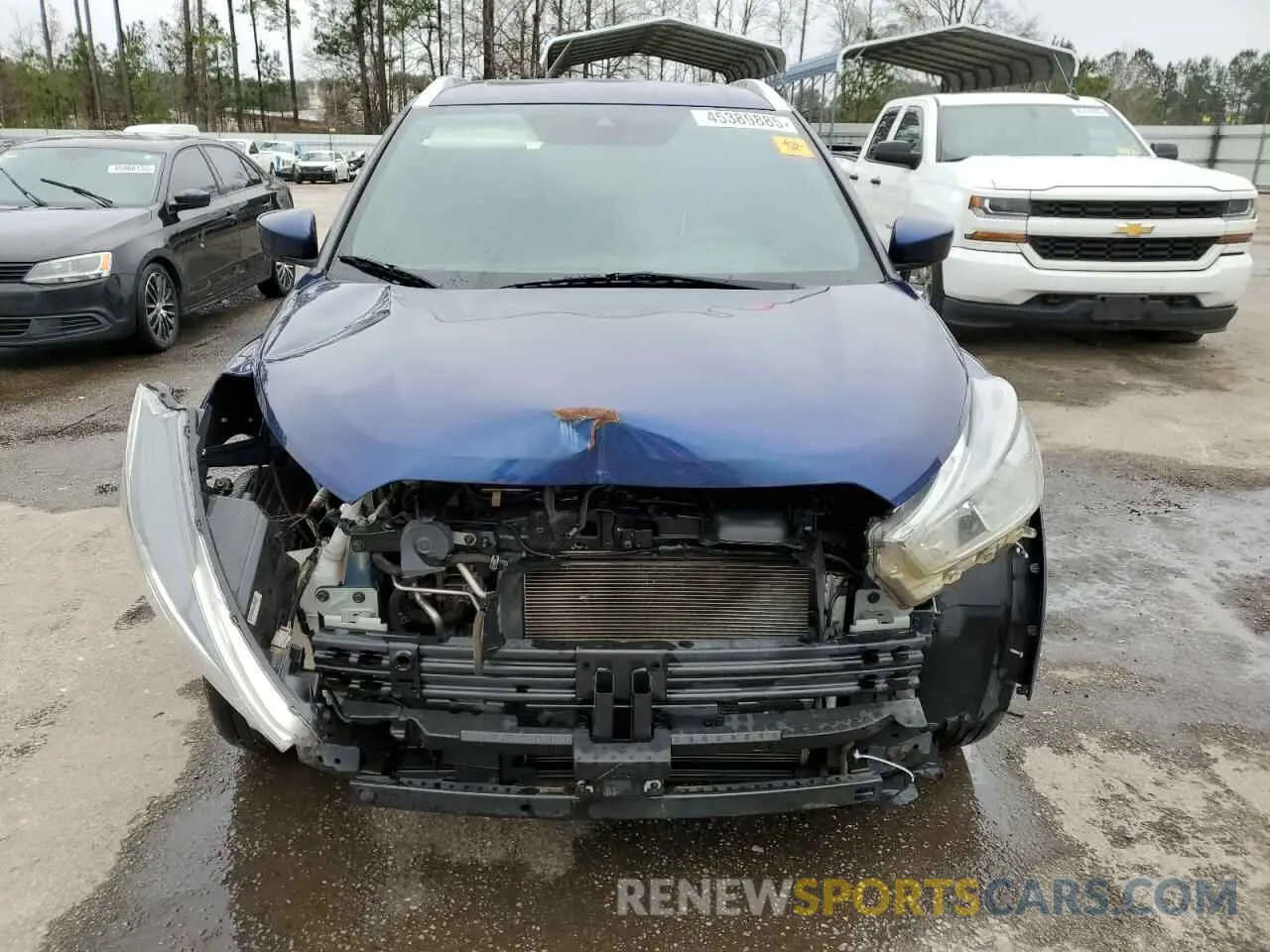 5 fotografías del automóvil dañado 3N1CP5CV1LL570242 NISSAN KICKS 2020
