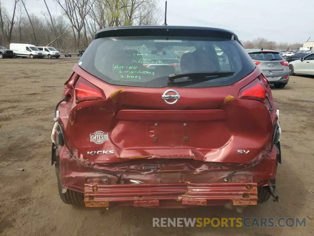 6 fotografías del automóvil dañado 3N1CP5CV4LL538997 NISSAN KICKS 2020