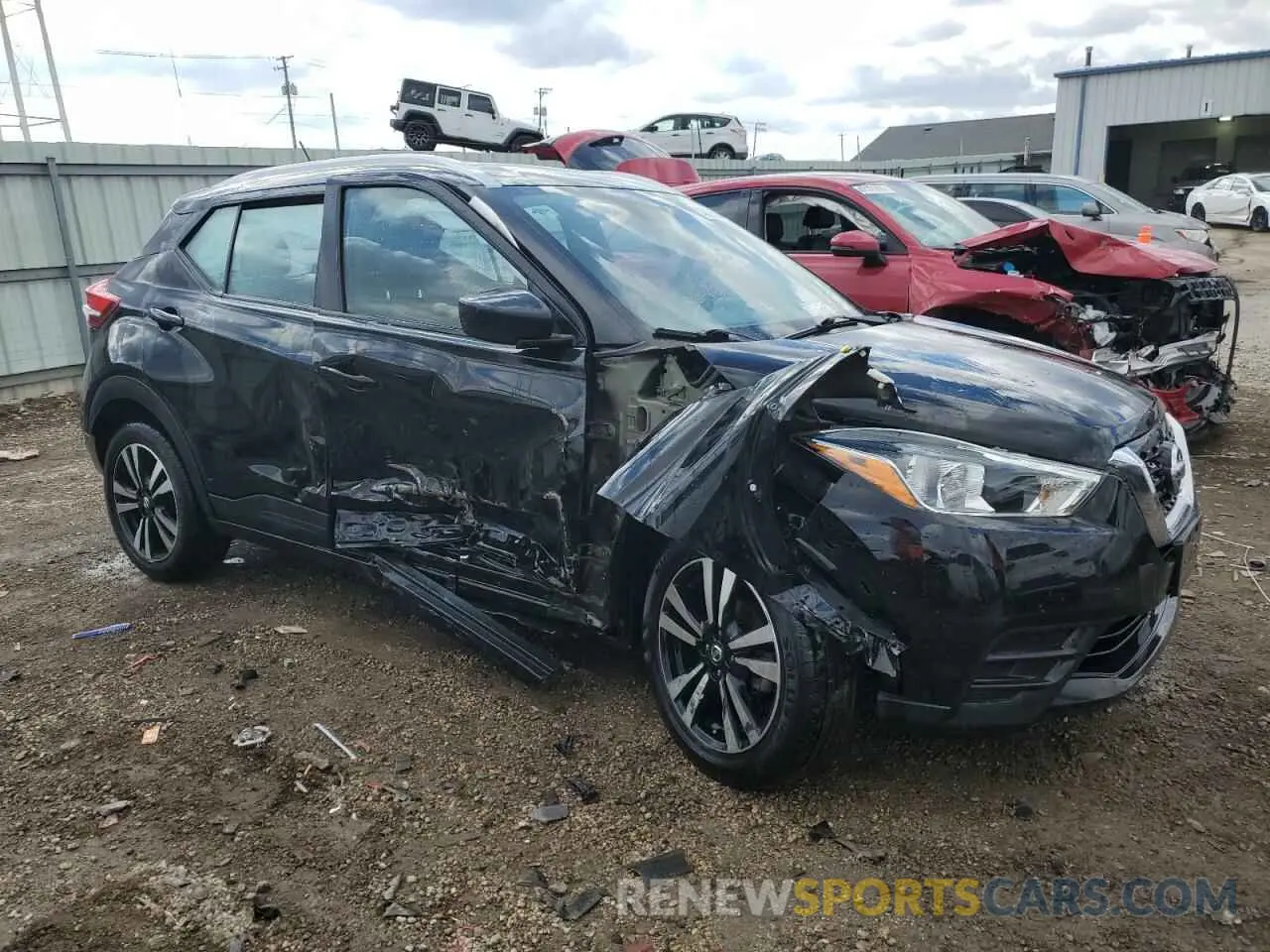 4 fotografías del automóvil dañado 3N1CP5CV9LL498111 NISSAN KICKS 2020