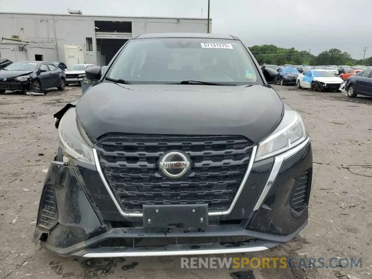 5 fotografías del automóvil dañado 3N1CP5BV1ML471858 NISSAN KICKS 2021