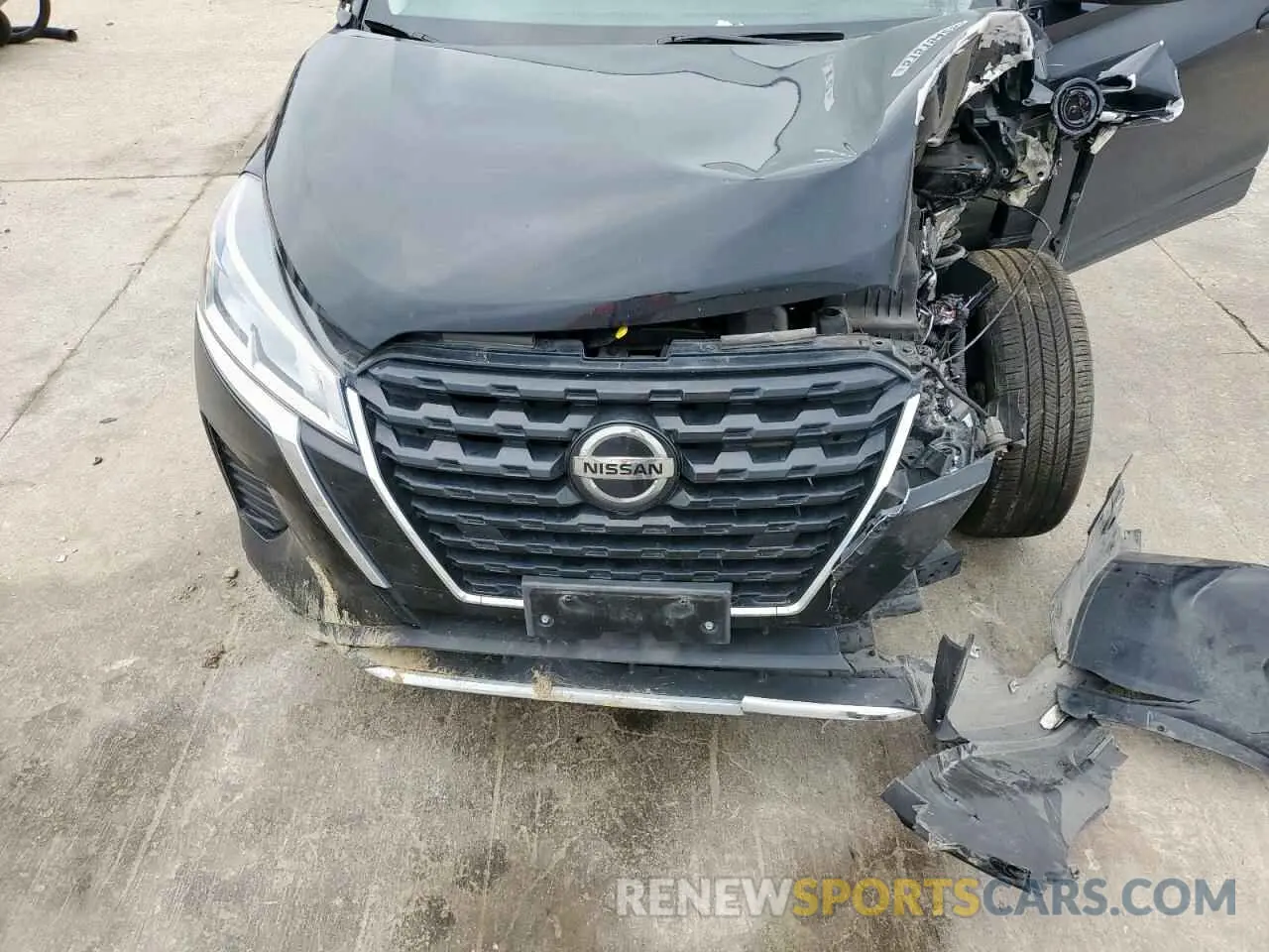14 fotografías del automóvil dañado 3N1CP5BV1ML533601 NISSAN KICKS 2021