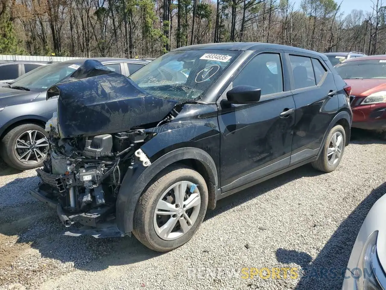 1 fotografías del automóvil dañado 3N1CP5BV2ML471898 NISSAN KICKS 2021
