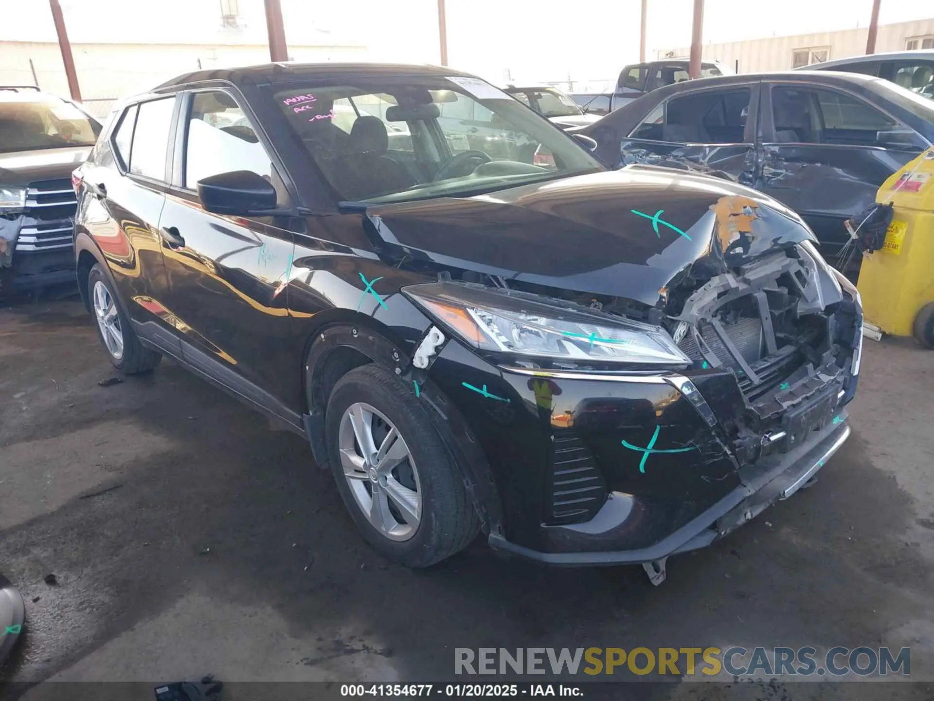 1 fotografías del automóvil dañado 3N1CP5BV2ML527550 NISSAN KICKS 2021