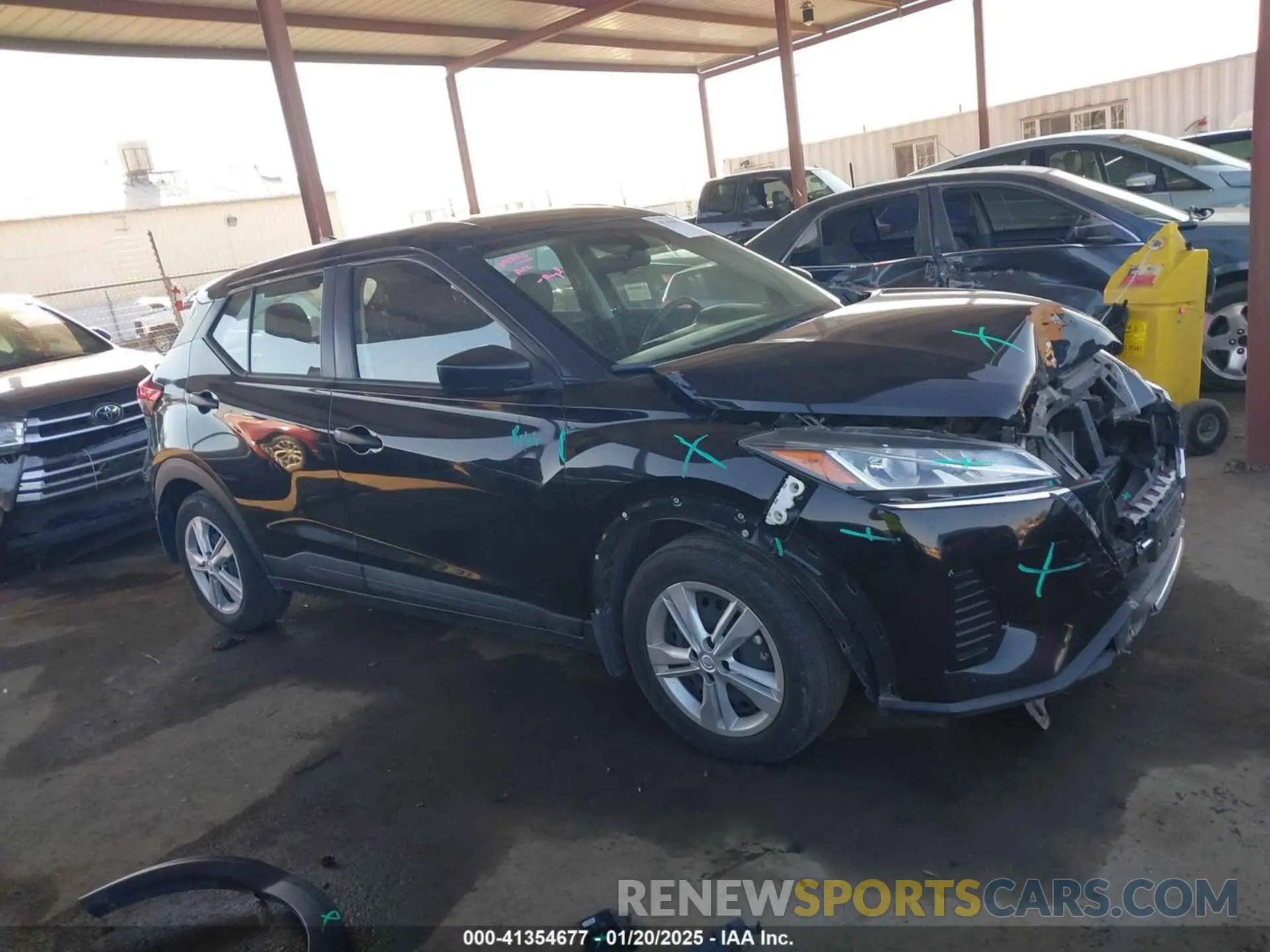 13 fotografías del automóvil dañado 3N1CP5BV2ML527550 NISSAN KICKS 2021