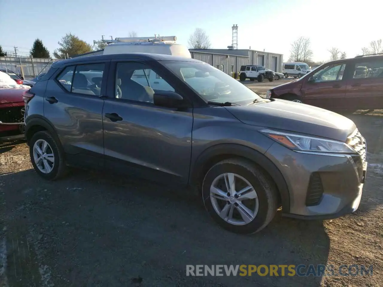 4 fotografías del automóvil dañado 3N1CP5BV3ML524088 NISSAN KICKS 2021