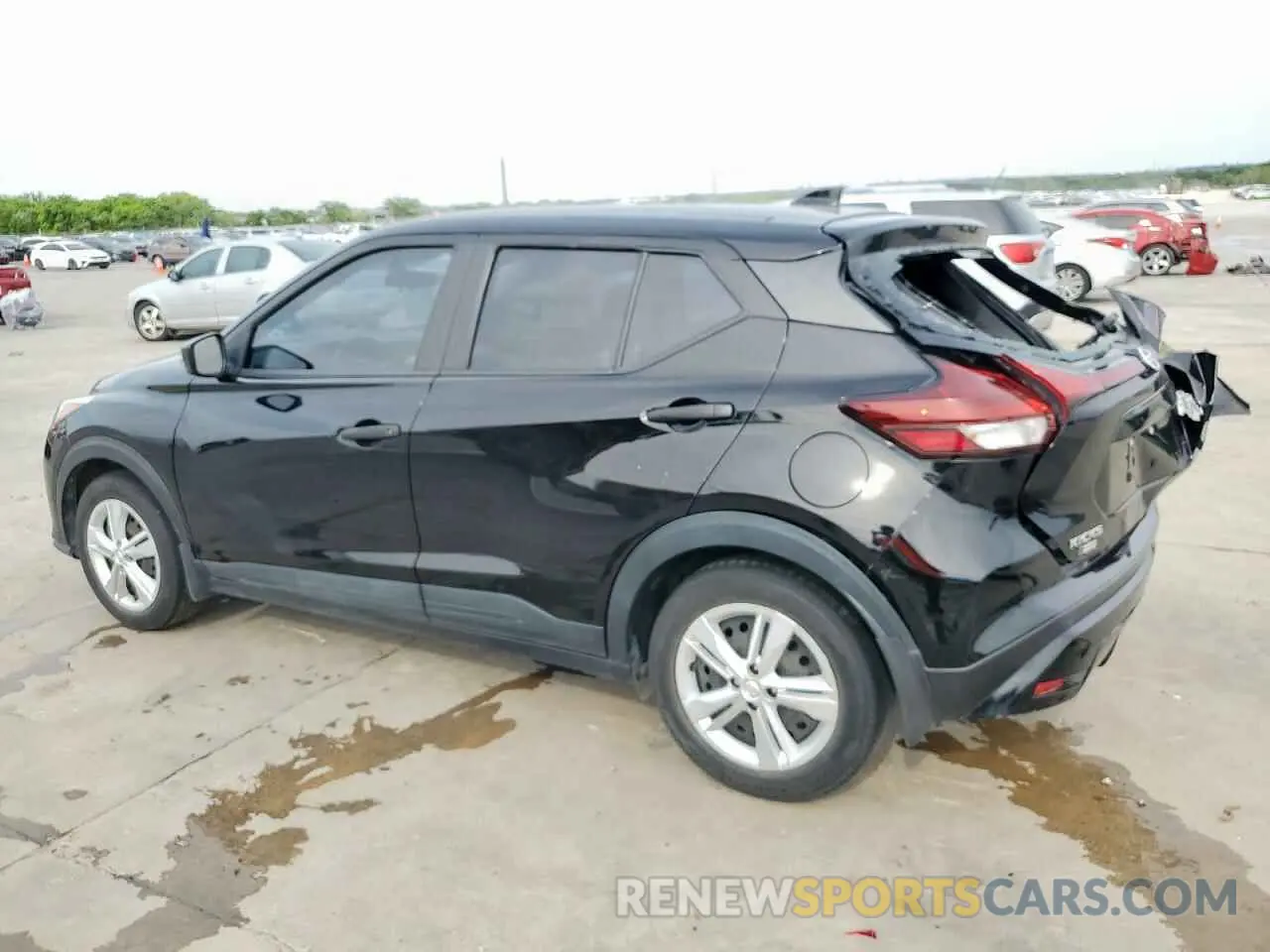 2 fotografías del automóvil dañado 3N1CP5BV4ML516159 NISSAN KICKS 2021