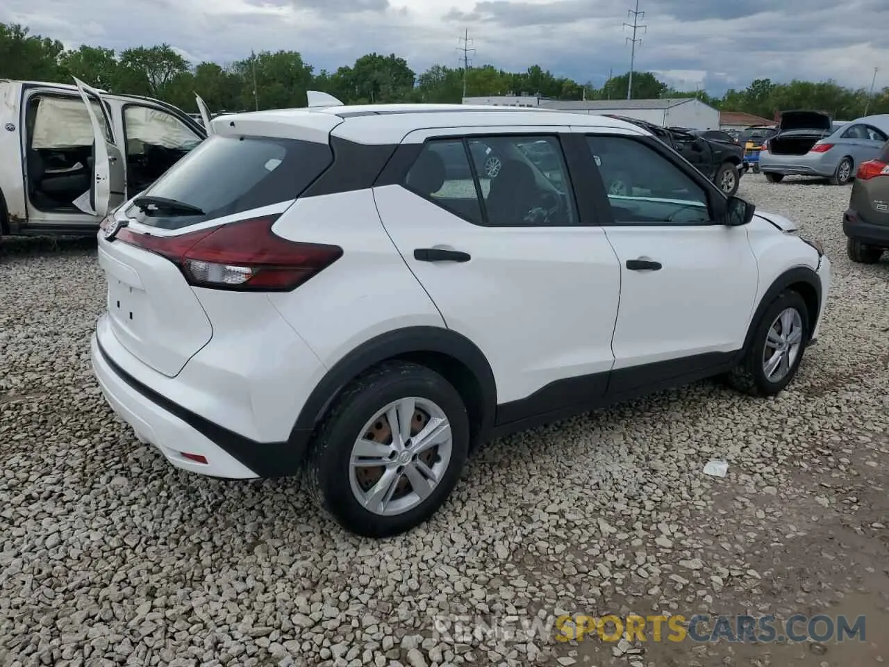 3 fotografías del automóvil dañado 3N1CP5BV6ML489384 NISSAN KICKS 2021