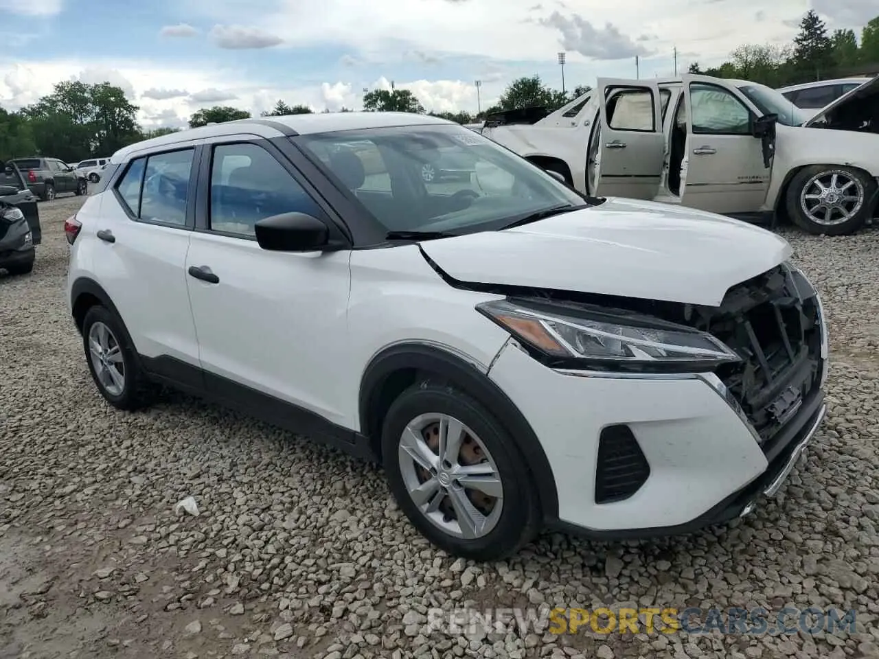 4 fotografías del automóvil dañado 3N1CP5BV6ML489384 NISSAN KICKS 2021