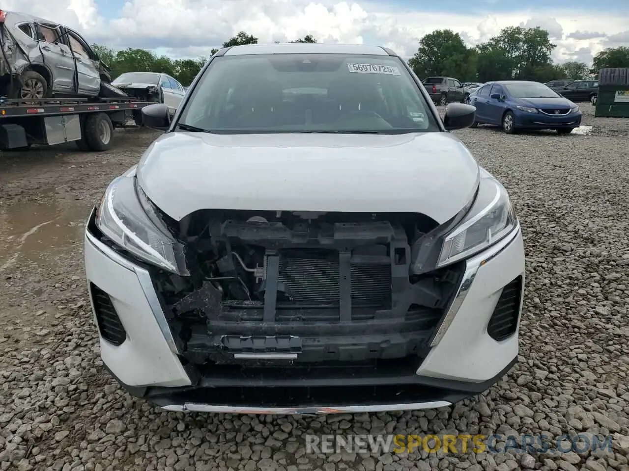 5 fotografías del automóvil dañado 3N1CP5BV6ML489384 NISSAN KICKS 2021