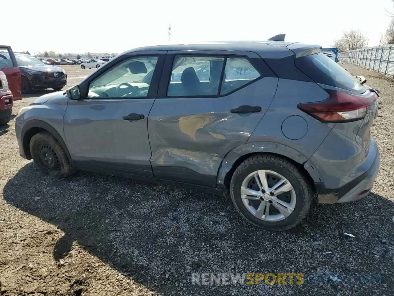 2 fotografías del automóvil dañado 3N1CP5BV7ML478457 NISSAN KICKS 2021
