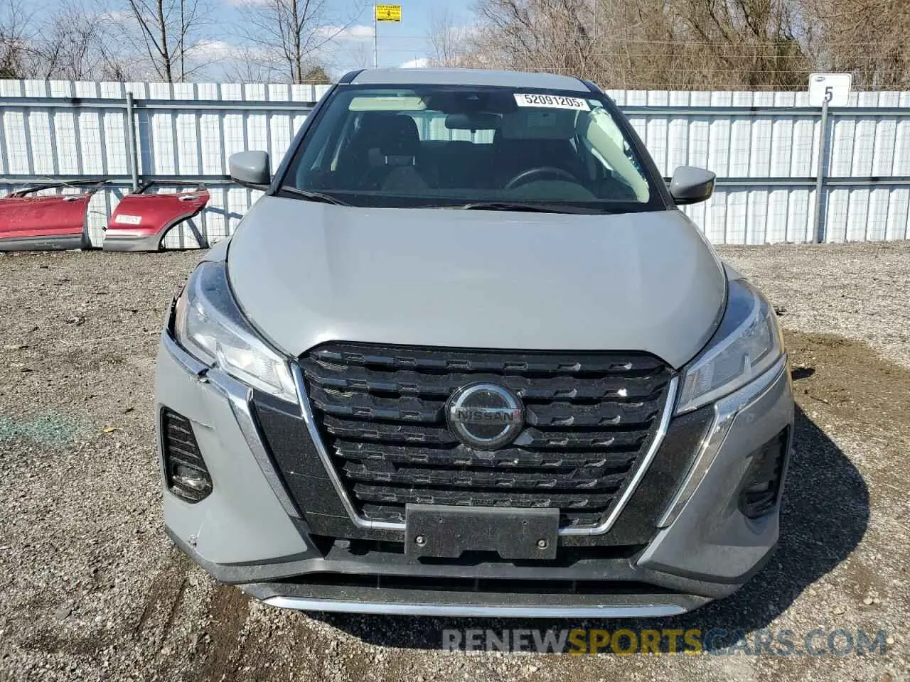5 fotografías del automóvil dañado 3N1CP5BV7ML478457 NISSAN KICKS 2021