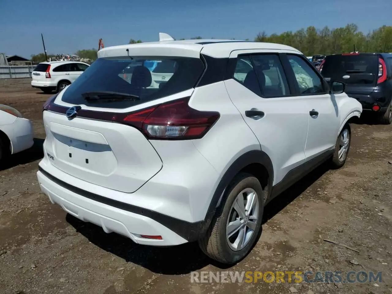 3 fotografías del automóvil dañado 3N1CP5BV7ML500022 NISSAN KICKS 2021