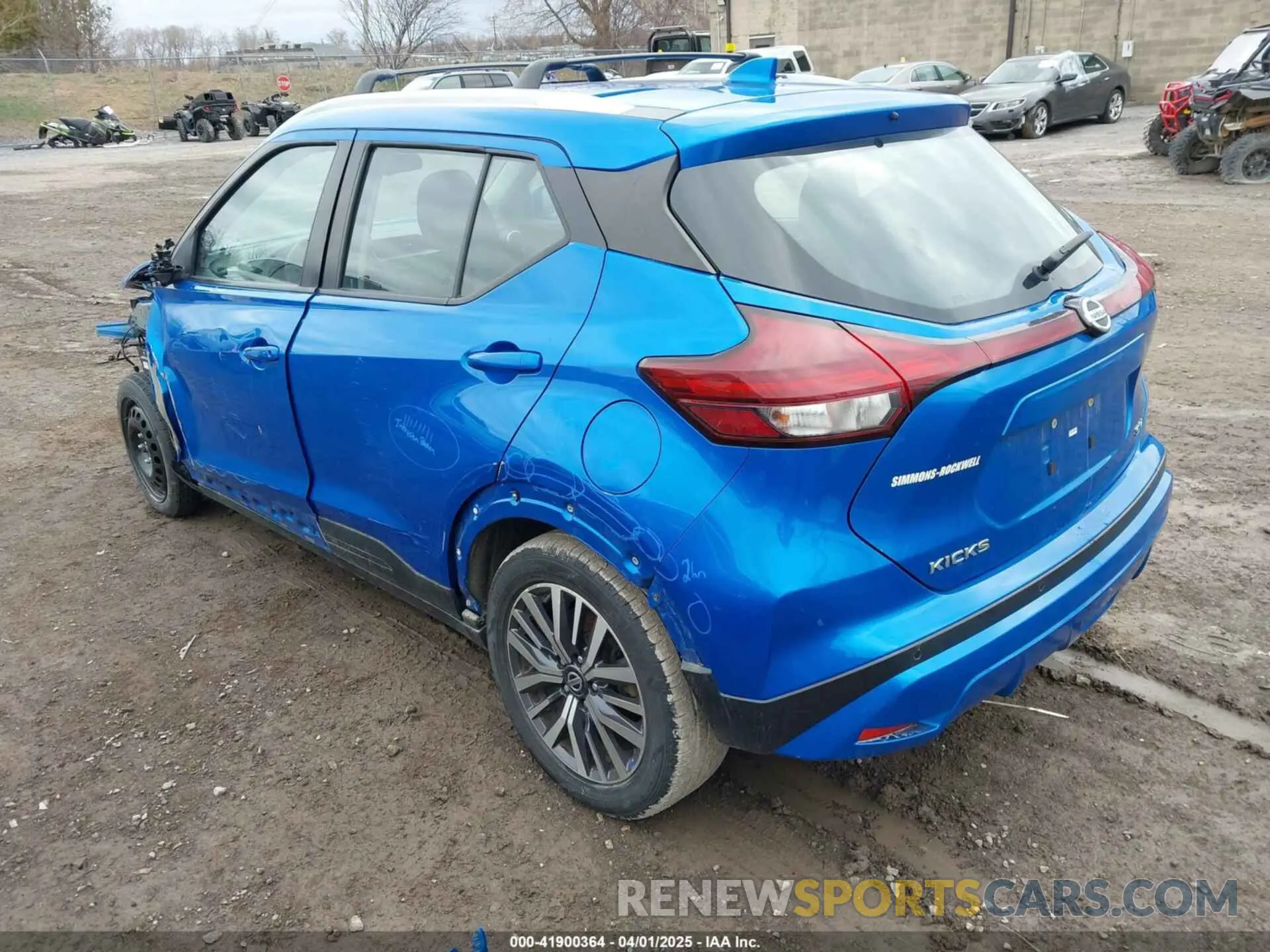 3 fotografías del automóvil dañado 3N1CP5CV0ML484017 NISSAN KICKS 2021