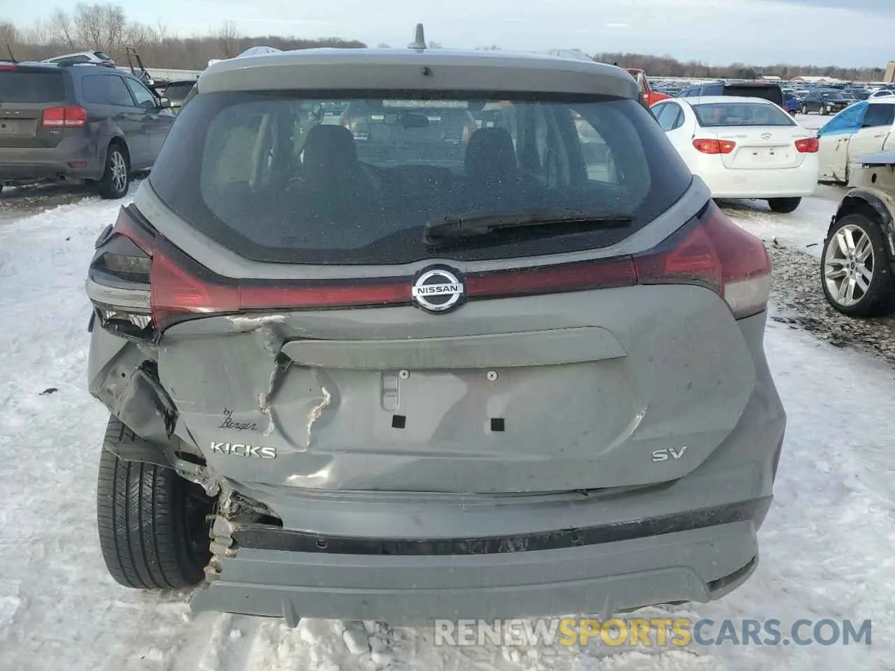 6 fotografías del automóvil dañado 3N1CP5CV0ML519901 NISSAN KICKS 2021