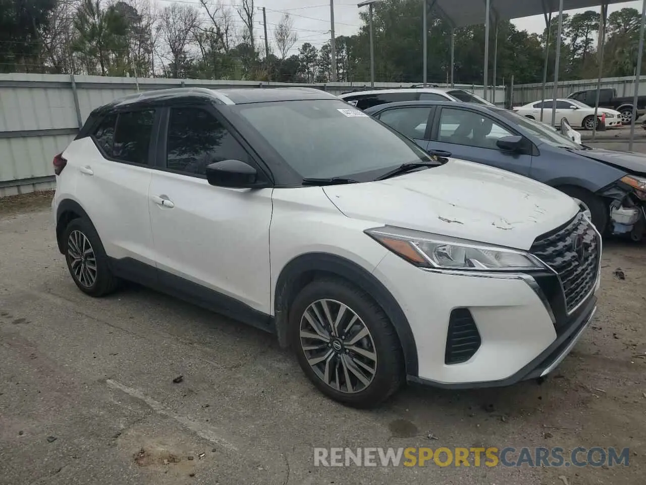4 fotografías del automóvil dañado 3N1CP5CV0ML542787 NISSAN KICKS 2021