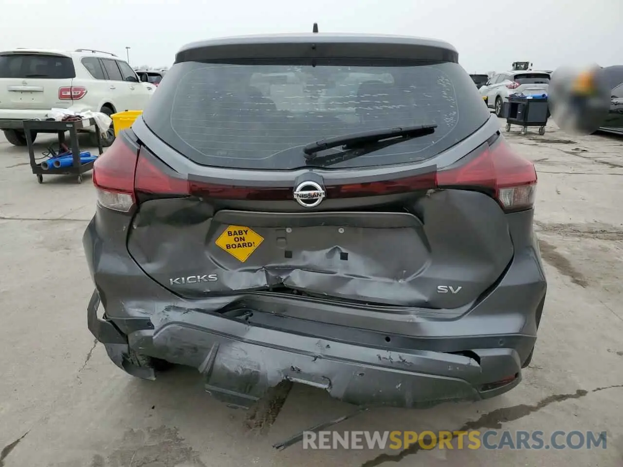 6 fotografías del automóvil dañado 3N1CP5CV2ML495312 NISSAN KICKS 2021