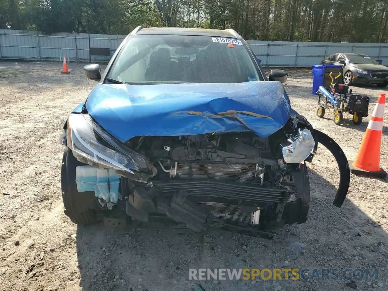 5 fotografías del automóvil dañado 3N1CP5CV2ML540202 NISSAN KICKS 2021