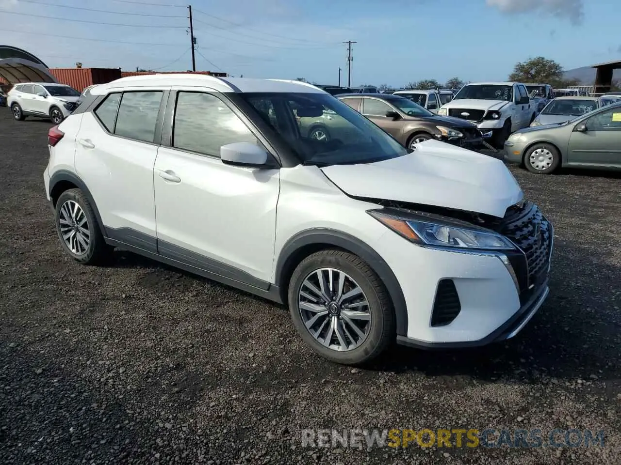 4 fotografías del automóvil dañado 3N1CP5CV3ML537468 NISSAN KICKS 2021
