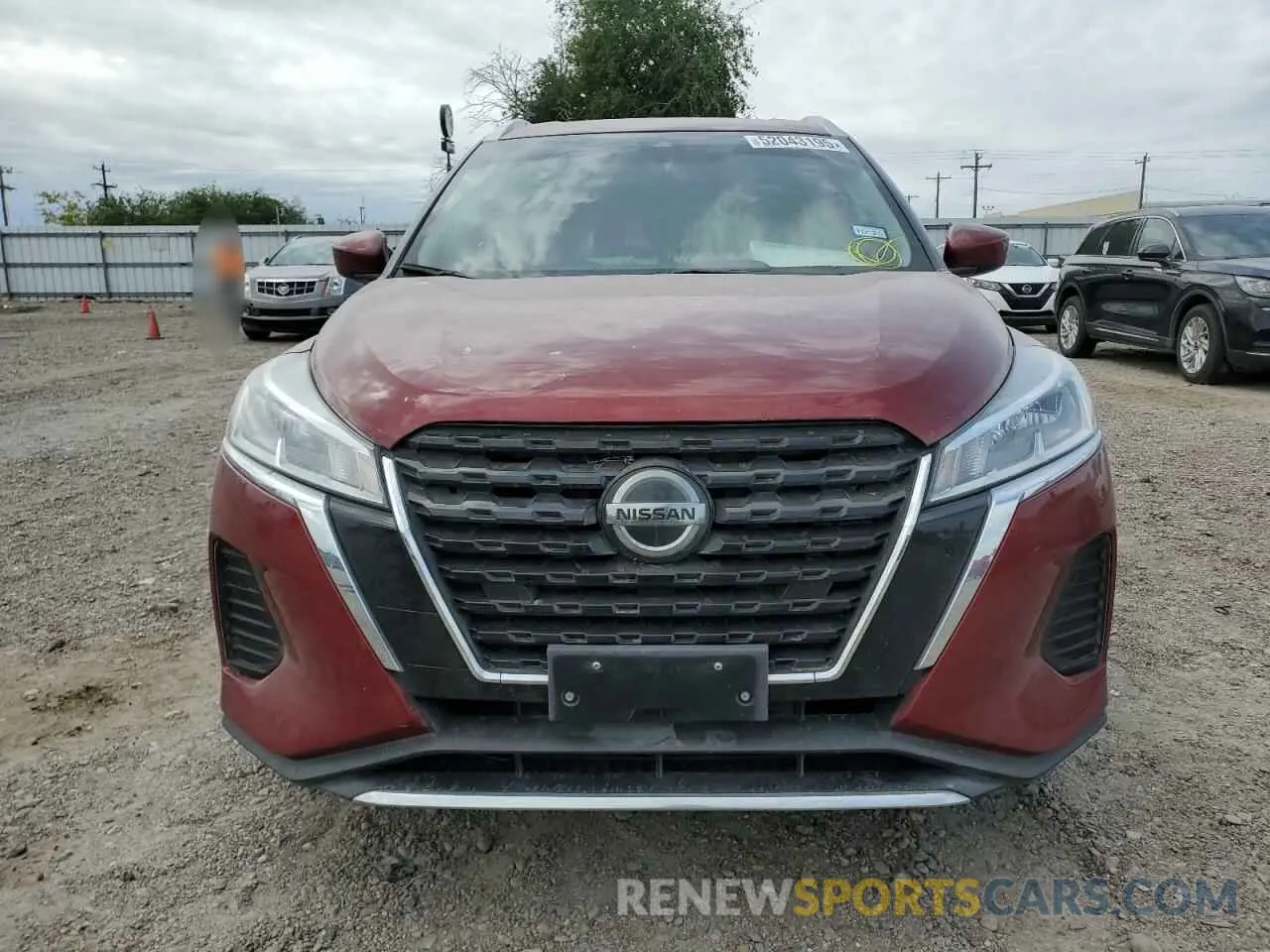 5 fotografías del automóvil dañado 3N1CP5CV4ML543652 NISSAN KICKS 2021