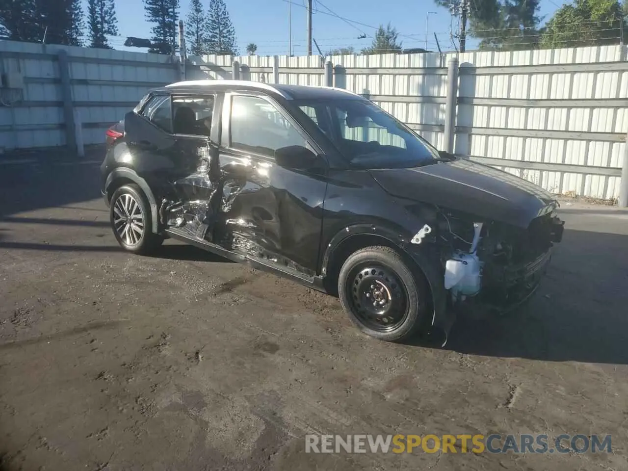 4 fotografías del automóvil dañado 3N1CP5CV5ML468606 NISSAN KICKS 2021