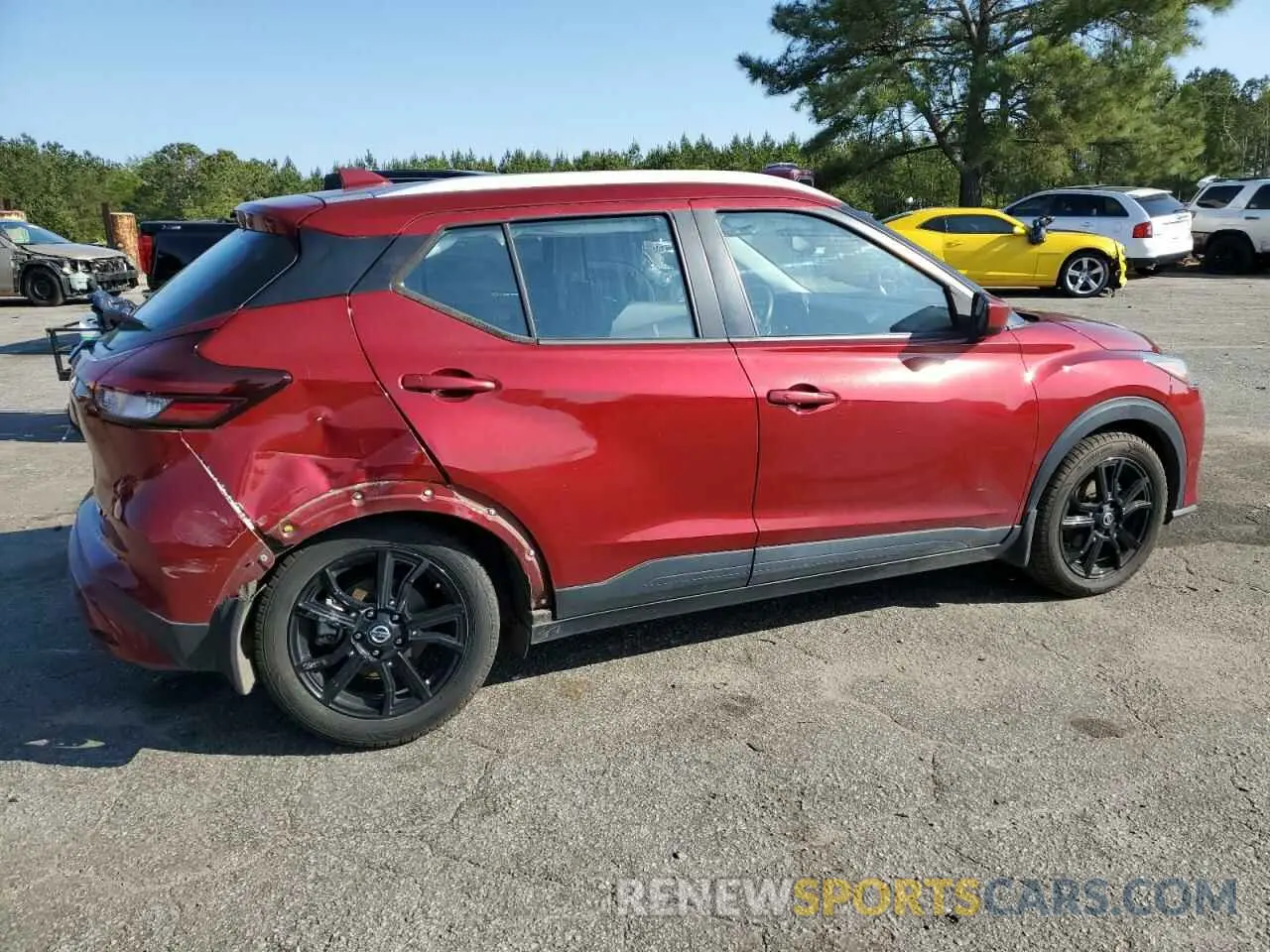 3 fotografías del automóvil dañado 3N1CP5CV5ML491576 NISSAN KICKS 2021