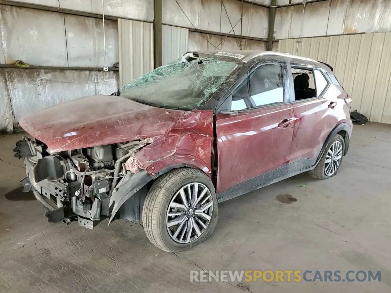 1 fotografías del automóvil dañado 3N1CP5CV7ML471717 NISSAN KICKS 2021