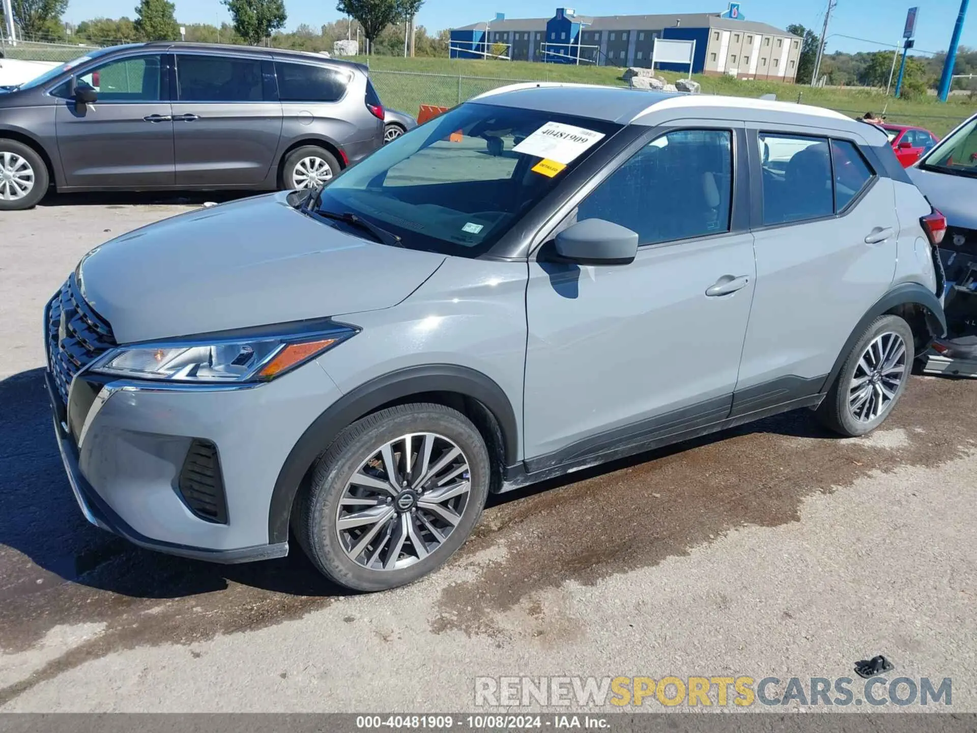 2 fotografías del automóvil dañado 3N1CP5CV7ML500438 NISSAN KICKS 2021