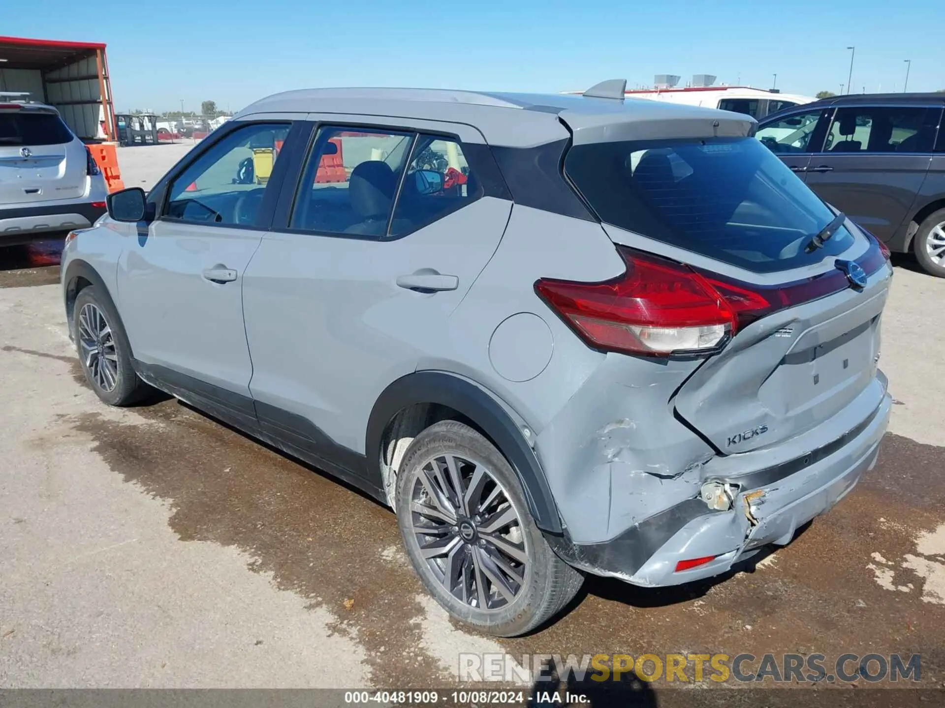 3 fotografías del automóvil dañado 3N1CP5CV7ML500438 NISSAN KICKS 2021