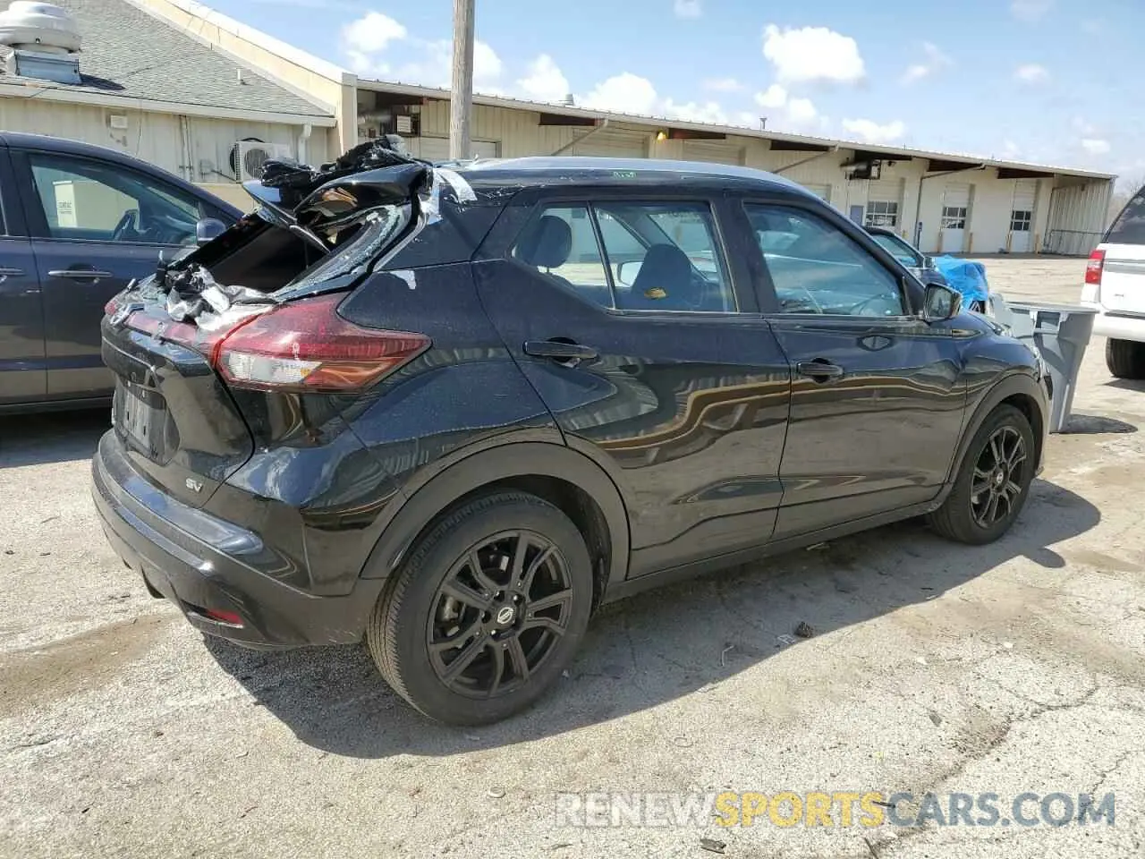 3 fotografías del automóvil dañado 3N1CP5CV8ML475890 NISSAN KICKS 2021
