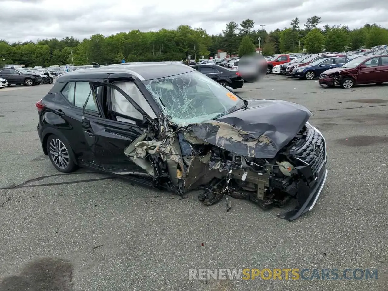 4 fotografías del automóvil dañado 3N1CP5CV8ML514719 NISSAN KICKS 2021