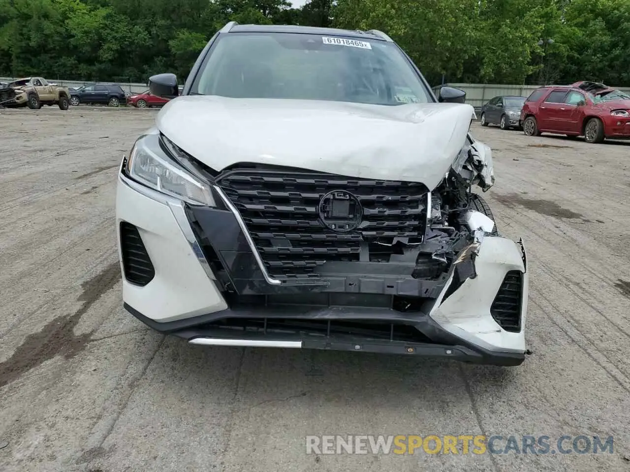 5 fotografías del automóvil dañado 3N1CP5CV8ML566481 NISSAN KICKS 2021