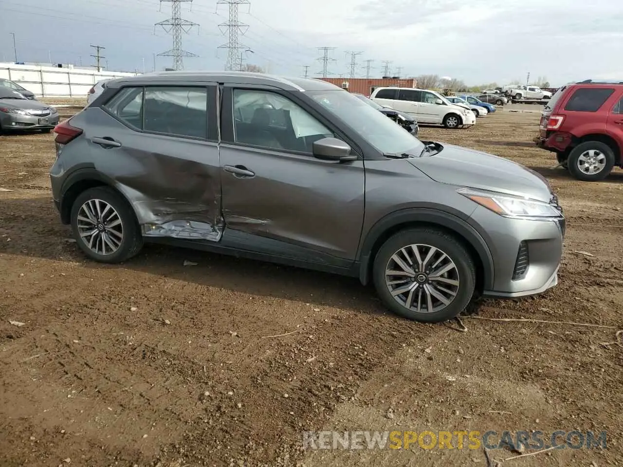 4 fotografías del automóvil dañado 3N1CP5CV9ML515670 NISSAN KICKS 2021