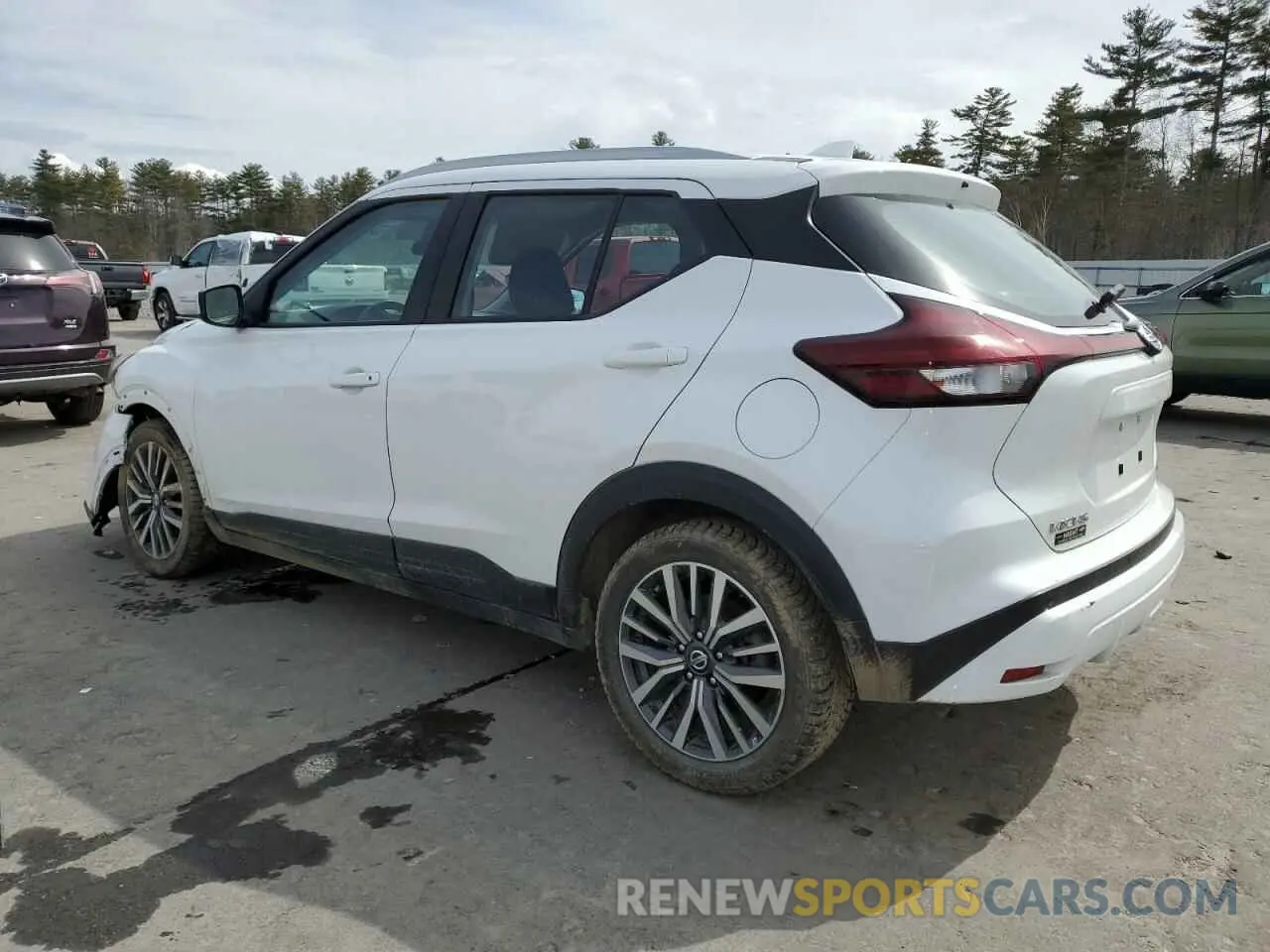 2 fotografías del automóvil dañado 3N1CP5CVXML534583 NISSAN KICKS 2021