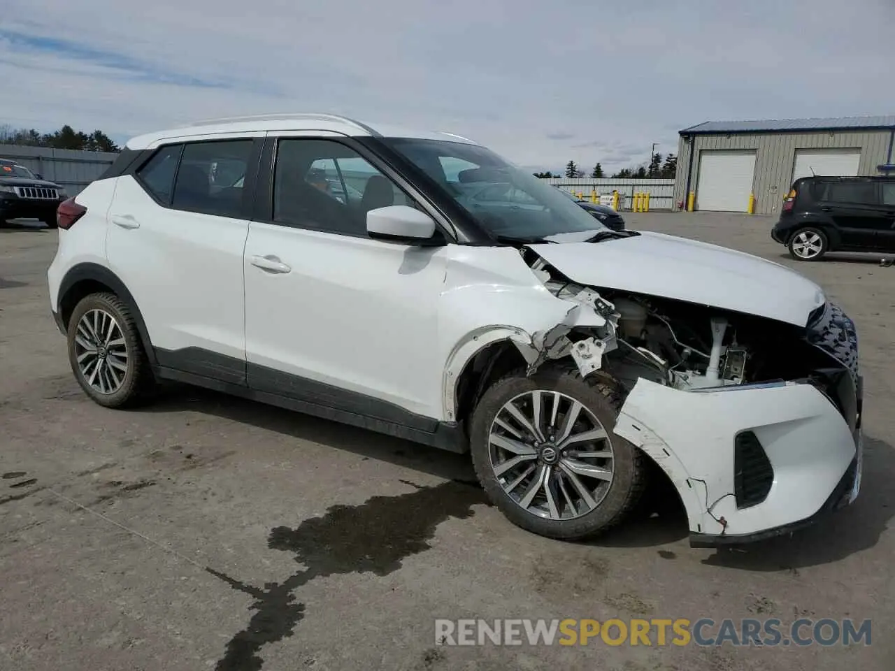 4 fotografías del automóvil dañado 3N1CP5CVXML534583 NISSAN KICKS 2021