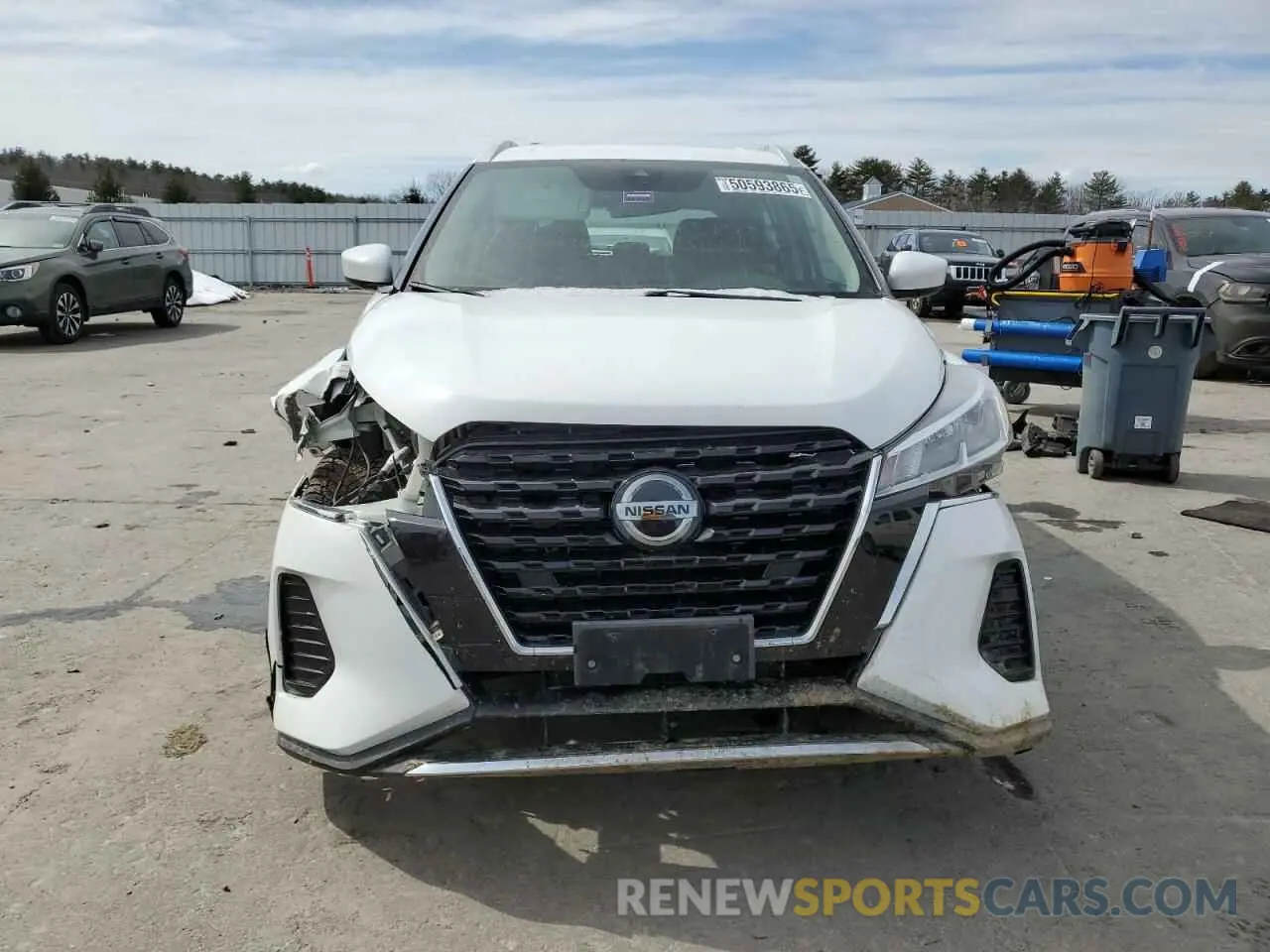 5 fotografías del automóvil dañado 3N1CP5CVXML534583 NISSAN KICKS 2021