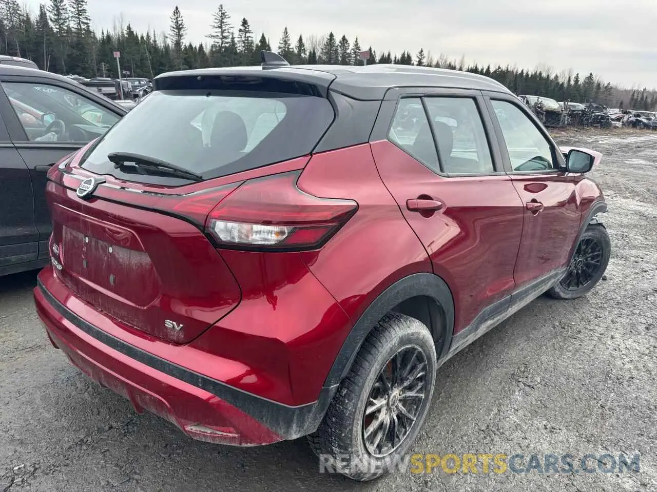 3 fotografías del automóvil dañado 3N1CP5CVXML555594 NISSAN KICKS 2021