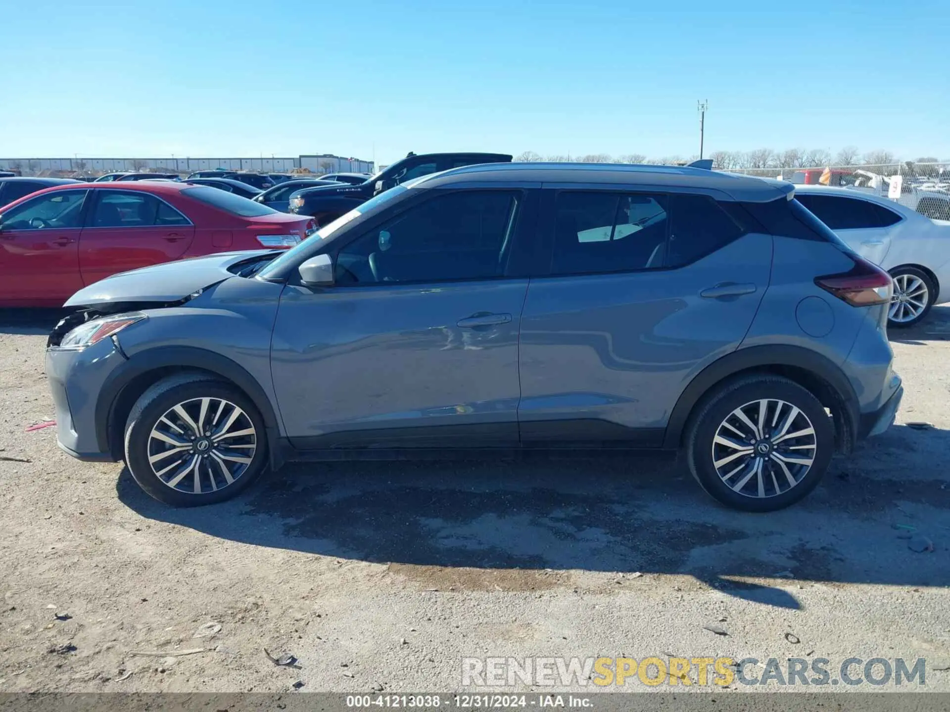 14 fotografías del automóvil dañado 3N1CP5CVXML556180 NISSAN KICKS 2021