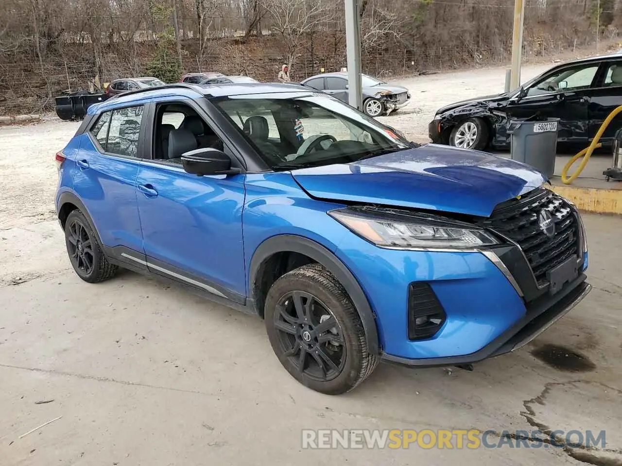 4 fotografías del automóvil dañado 3N1CP5DV0ML557059 NISSAN KICKS 2021