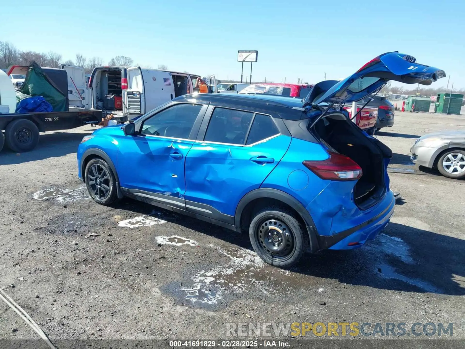 3 fotografías del automóvil dañado 3N1CP5DV3ML561218 NISSAN KICKS 2021