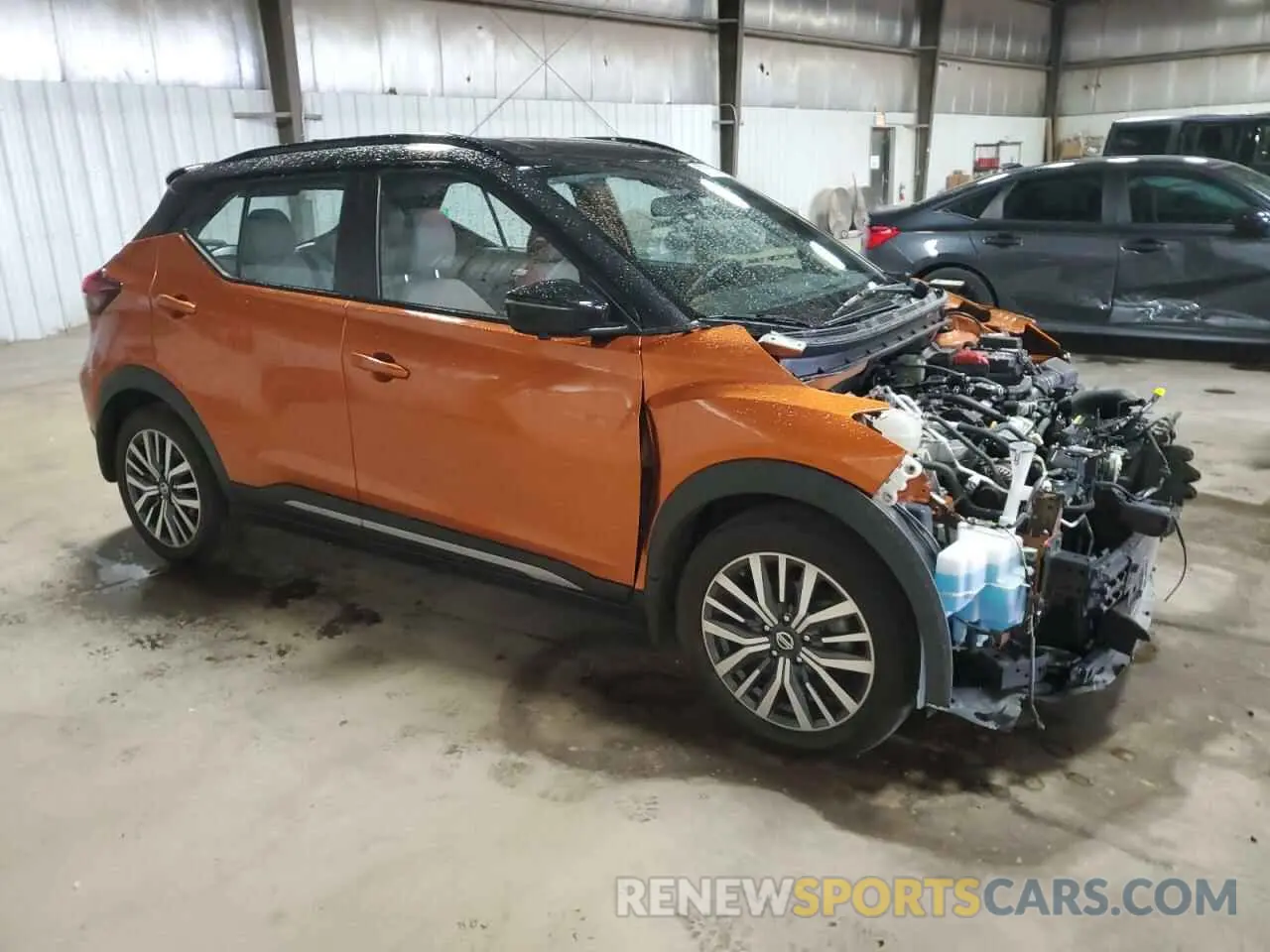 4 fotografías del automóvil dañado 3N1CP5DV3ML563826 NISSAN KICKS 2021