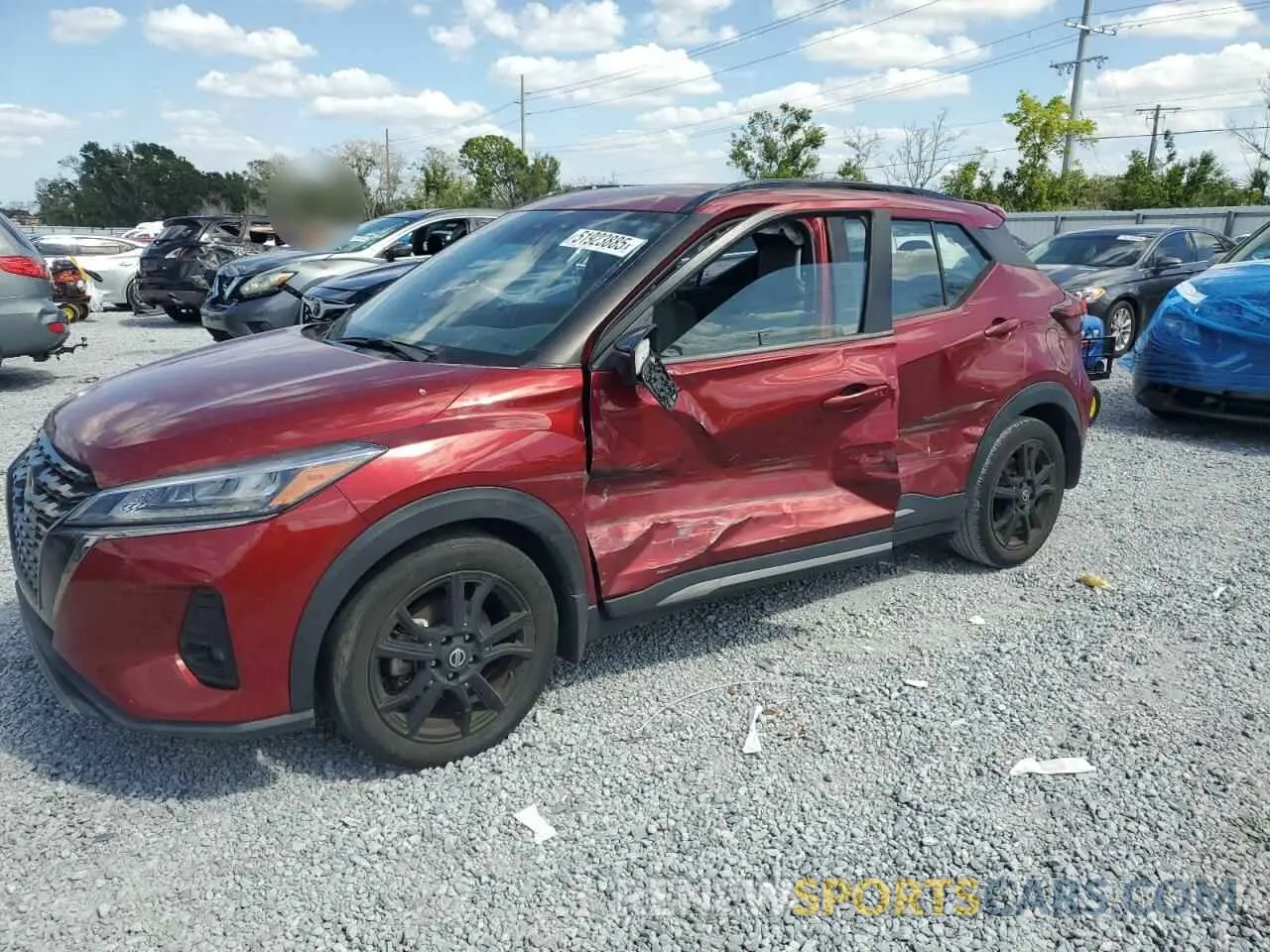 1 fotografías del automóvil dañado 3N1CP5DV4ML531564 NISSAN KICKS 2021