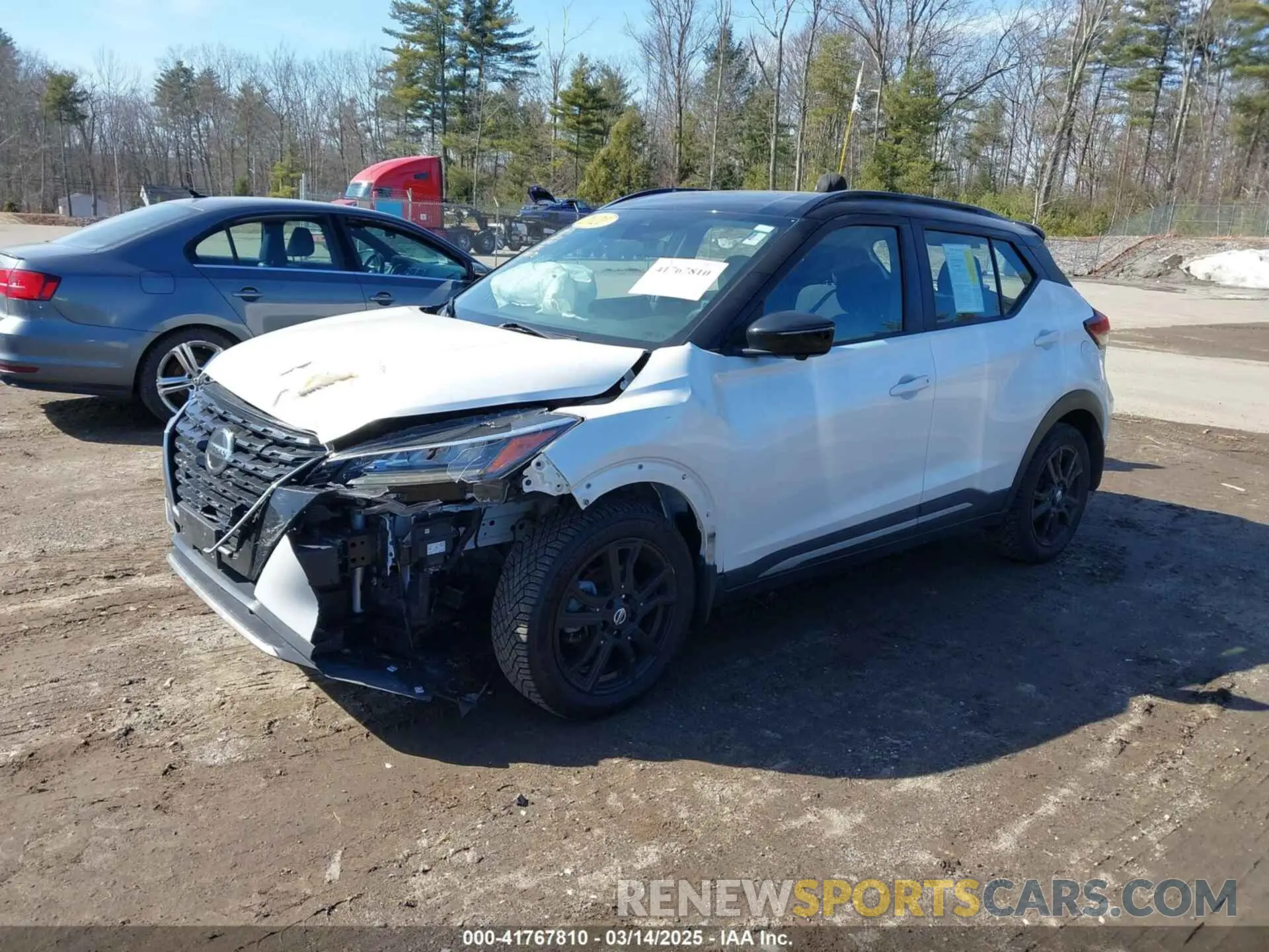 2 fotografías del automóvil dañado 3N1CP5DV5ML466417 NISSAN KICKS 2021