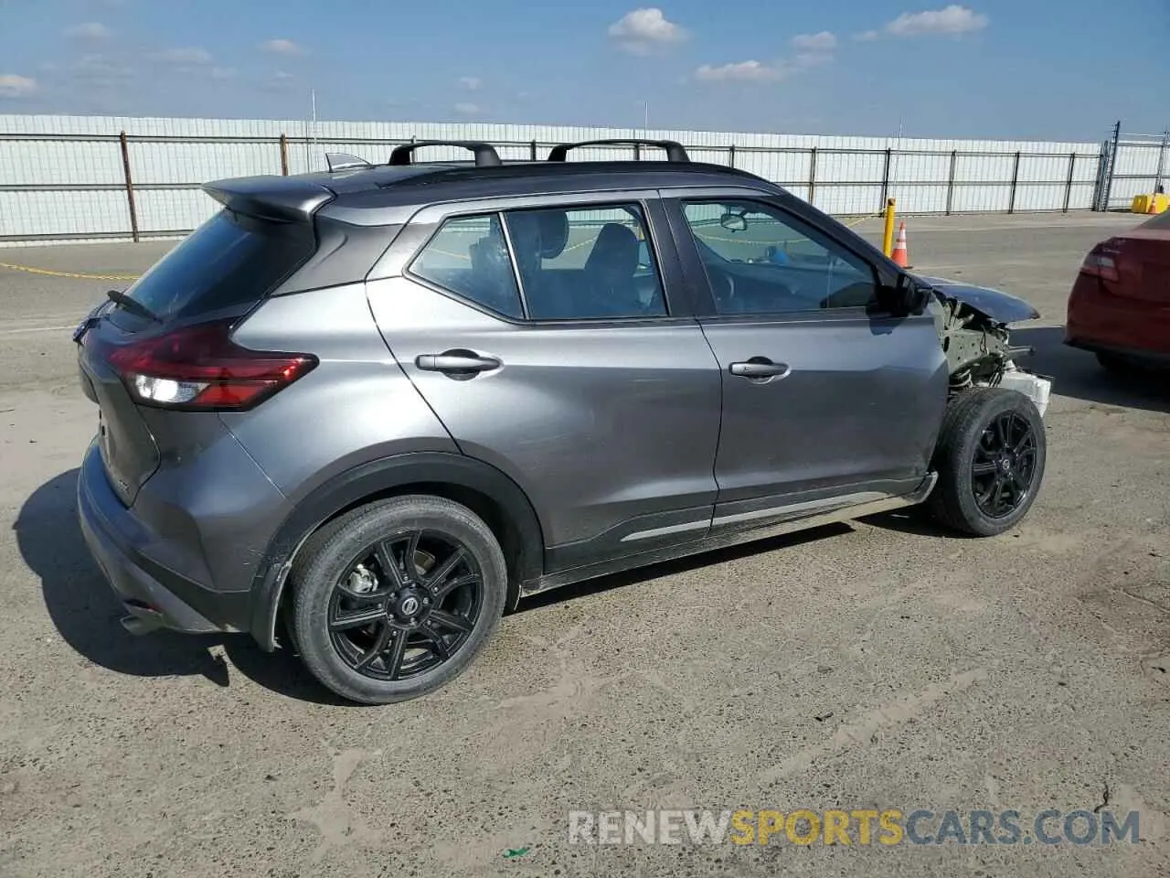 3 fotografías del automóvil dañado 3N1CP5DV6ML524230 NISSAN KICKS 2021