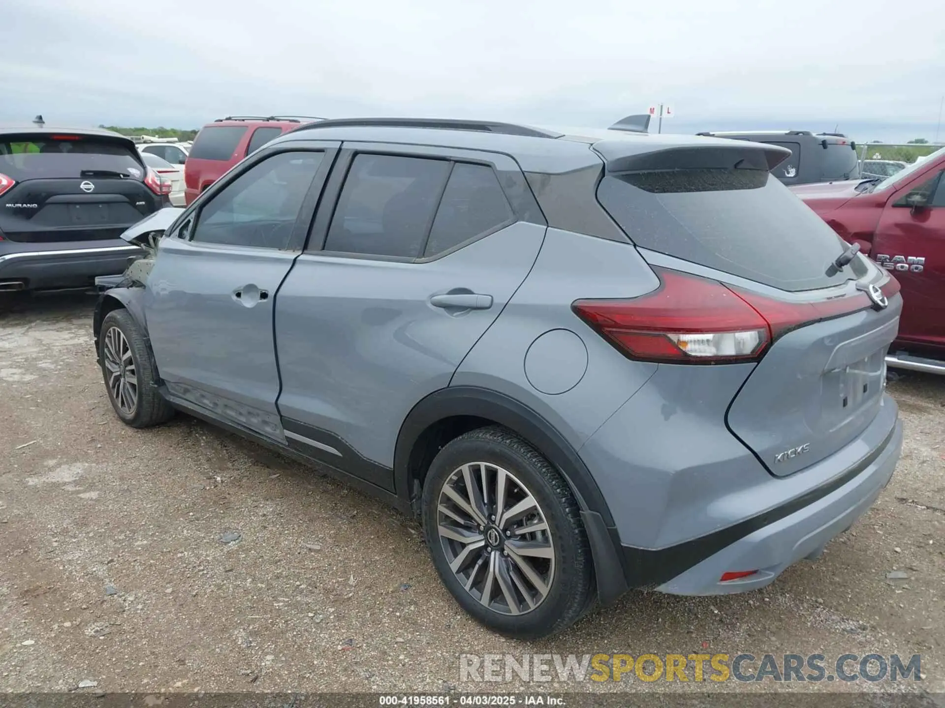 3 fotografías del automóvil dañado 3N1CP5DV8ML475080 NISSAN KICKS 2021