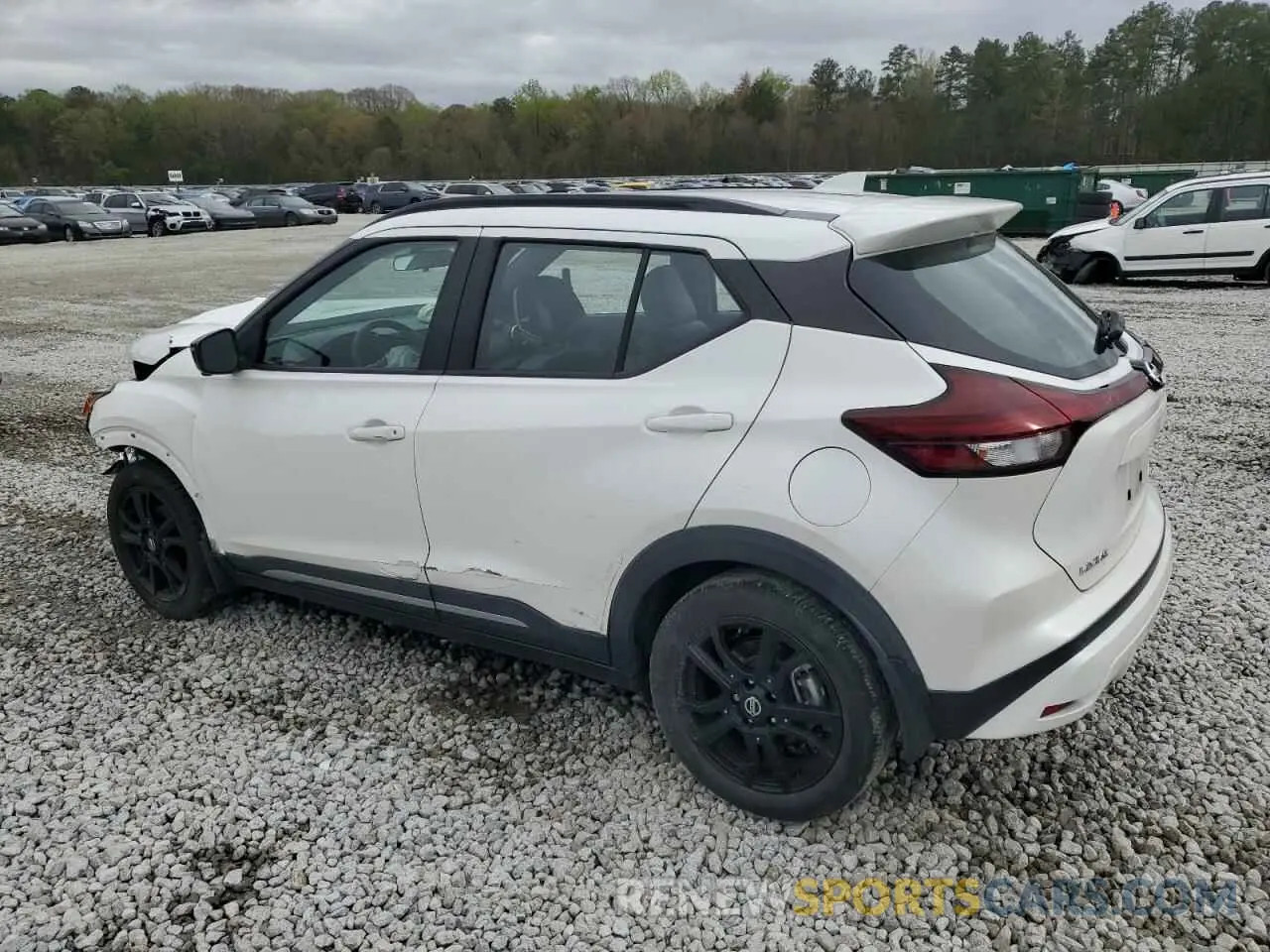 2 fotografías del automóvil dañado 3N1CP5DV8ML507834 NISSAN KICKS 2021