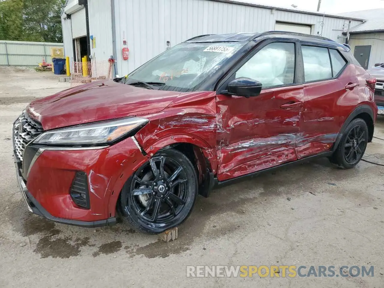 1 fotografías del automóvil dañado 3N1CP5DV8ML537710 NISSAN KICKS 2021