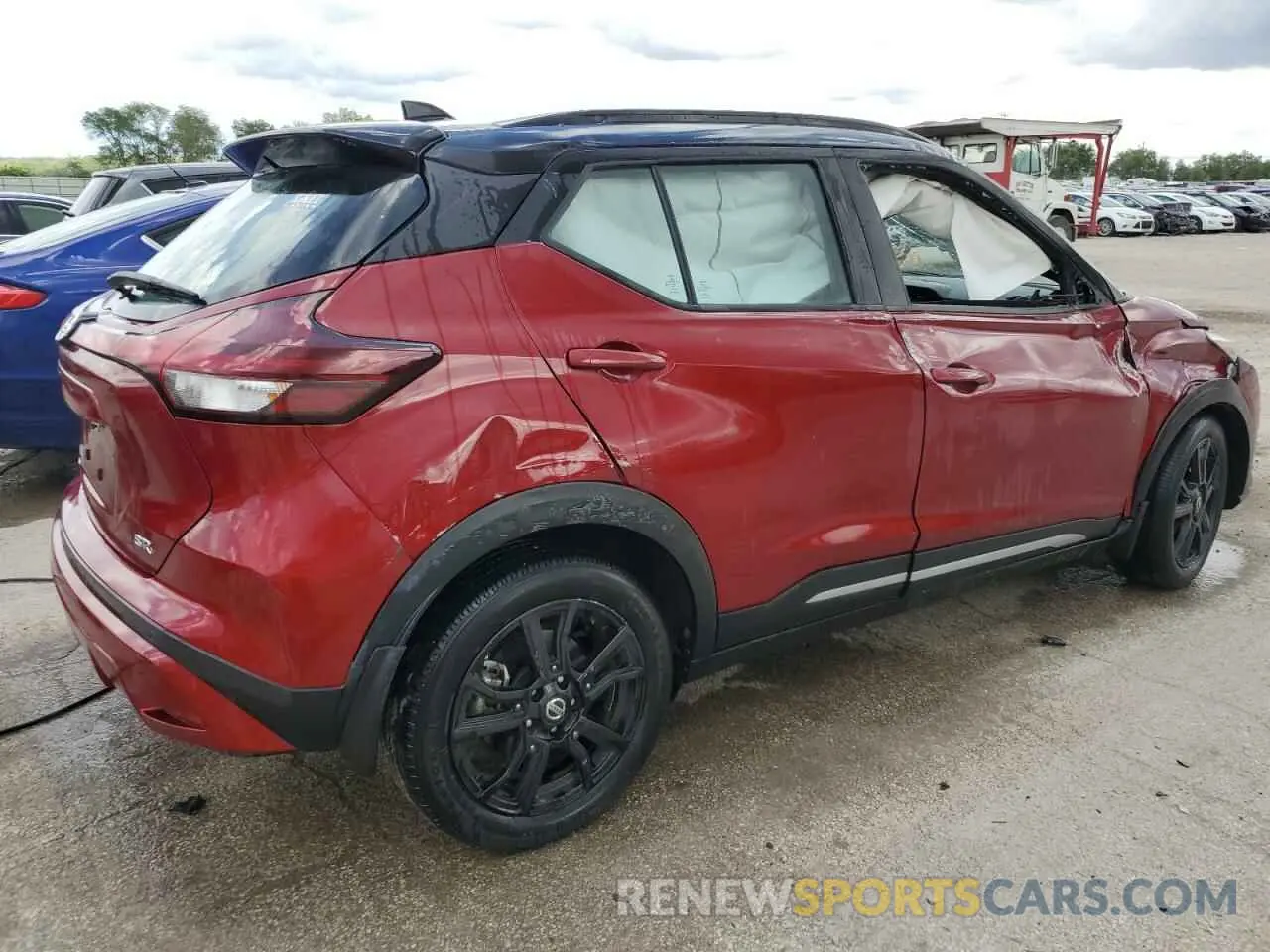 3 fotografías del automóvil dañado 3N1CP5DV8ML537710 NISSAN KICKS 2021