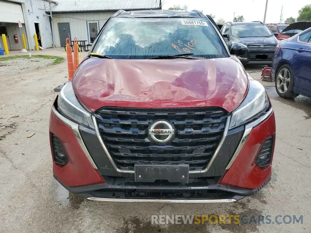 5 fotografías del automóvil dañado 3N1CP5DV8ML537710 NISSAN KICKS 2021