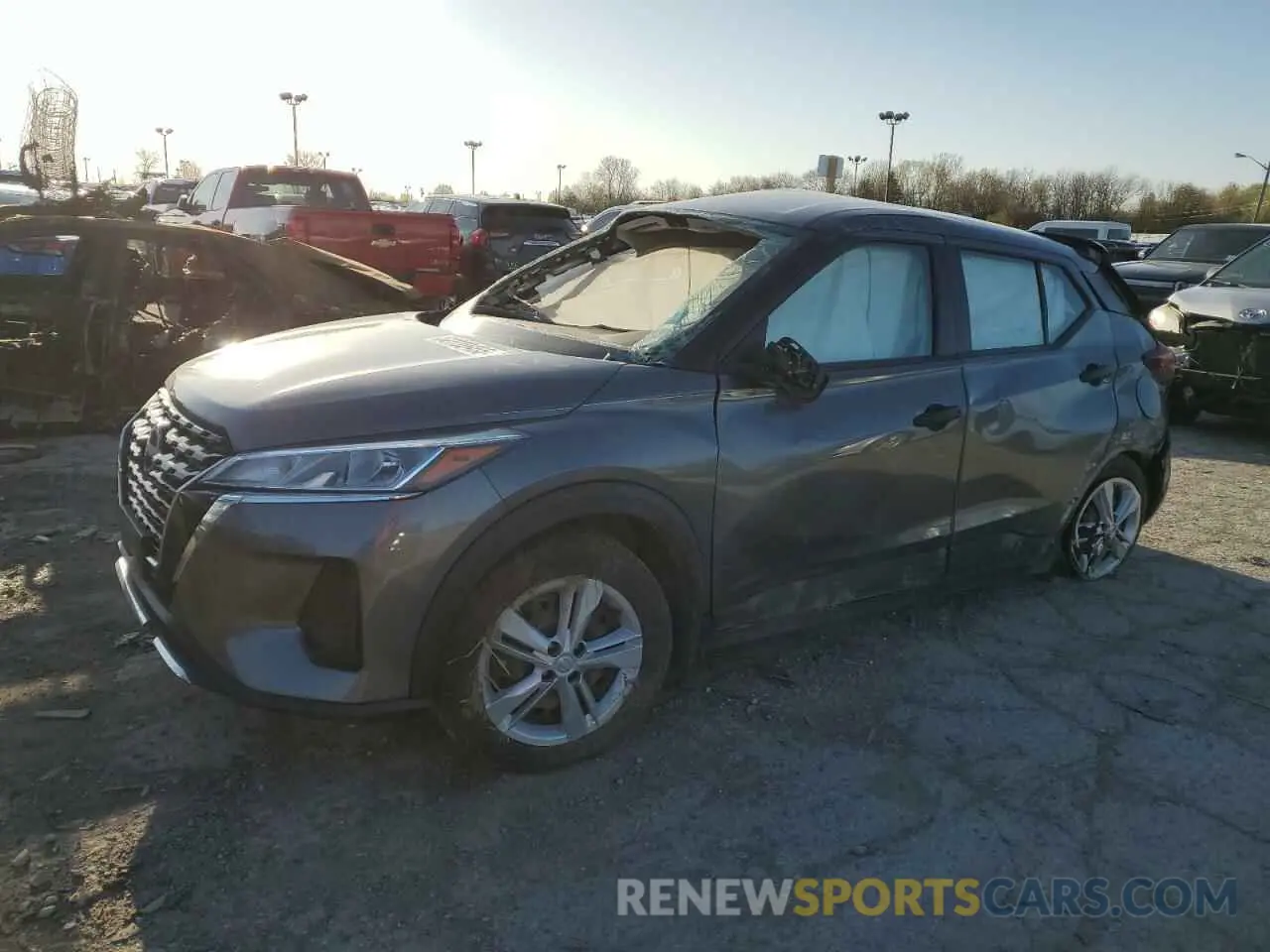 1 fotografías del automóvil dañado 3N1CP5BV1NL484000 NISSAN KICKS 2022